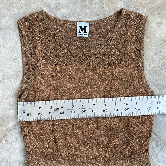 Missoni Gold Lame’ Fit and Flare Dress - Picture 3 of 9